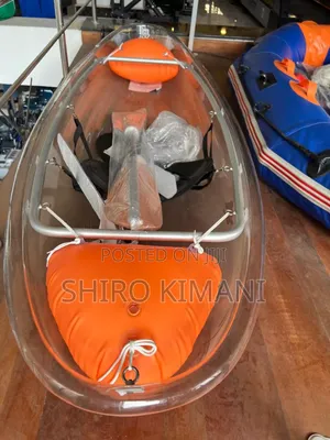 Single Seat Clear Kayak+ Paddles