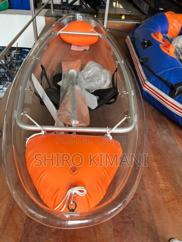 Single Seat Clear Kayak+ Paddles