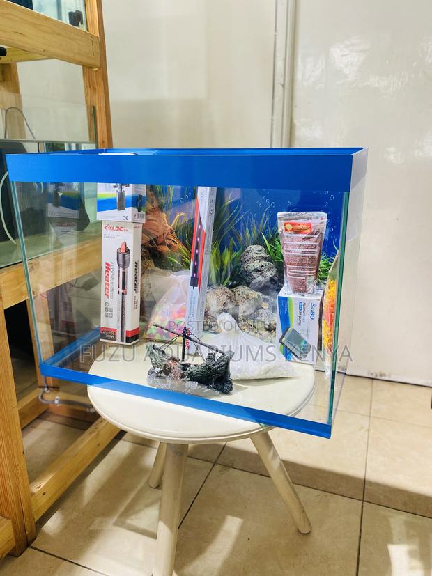 Aquarium With Led Lights Cabinet Stand