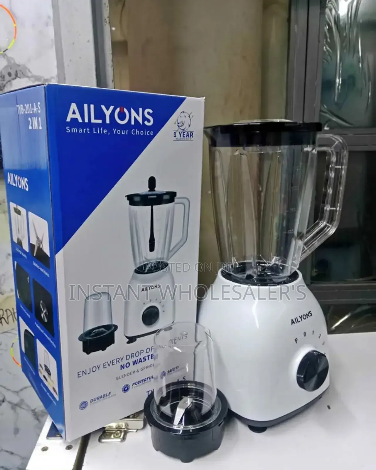 Allyons 2 in 1 Blender