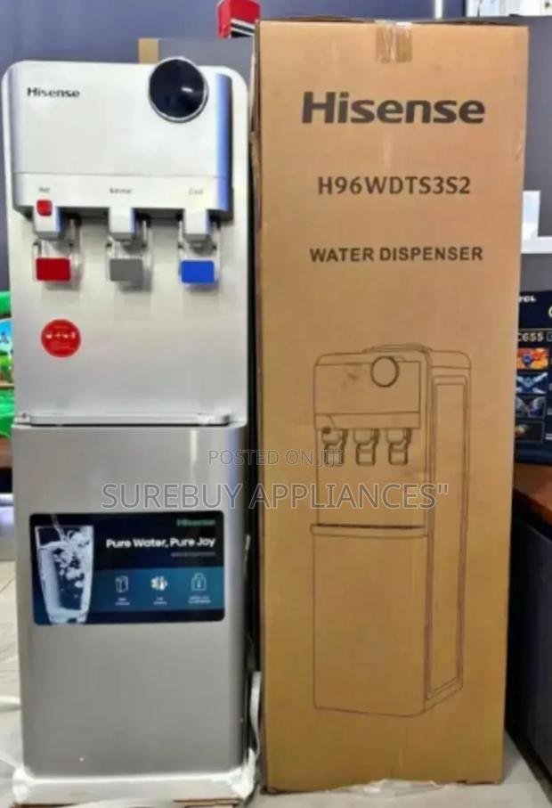 Hisense 3tap Water Dispenser Black With Compressor