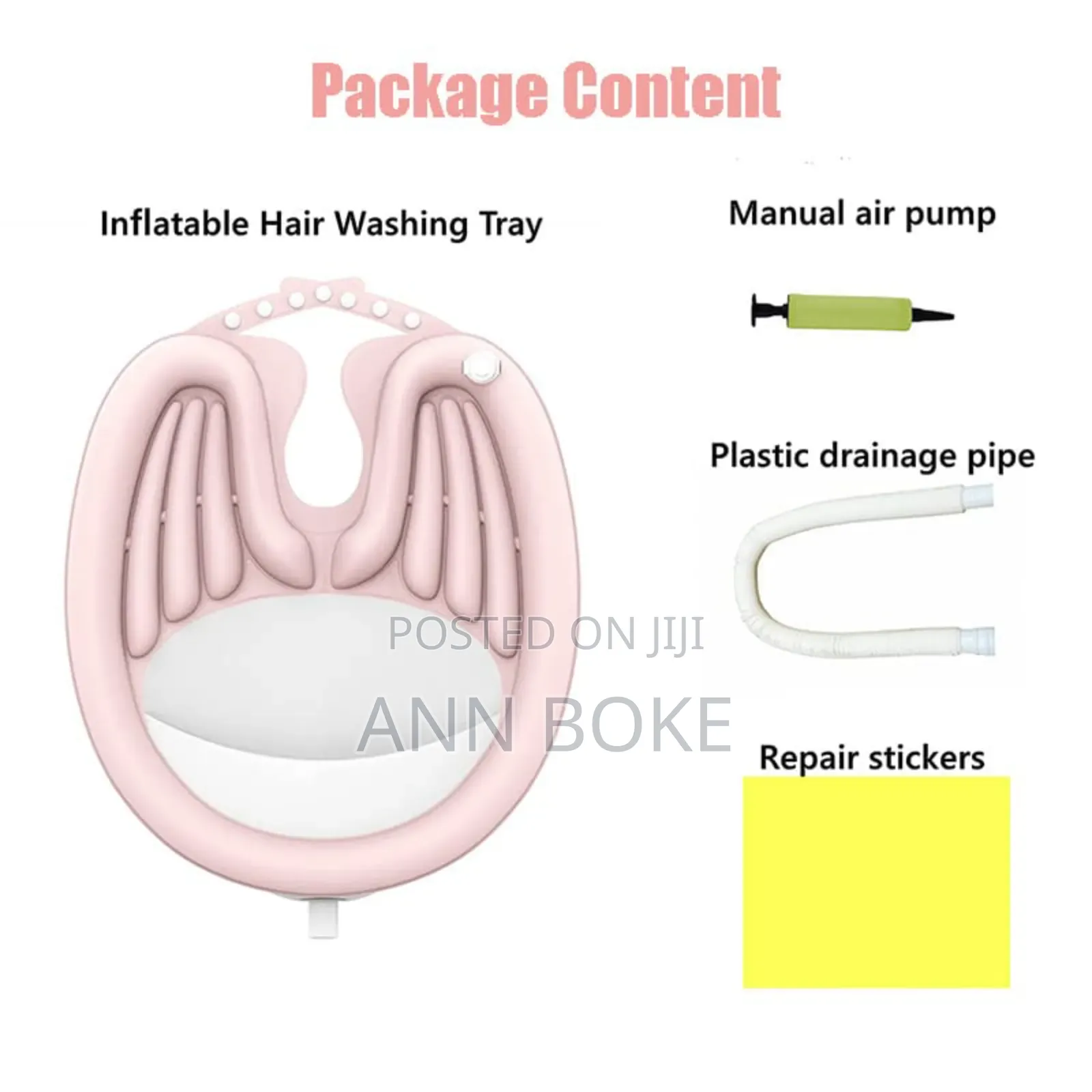 *Inflatable High Quality Washing Basin for Home or Bed.