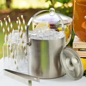 Stainless Steel Ice Cube Bucket