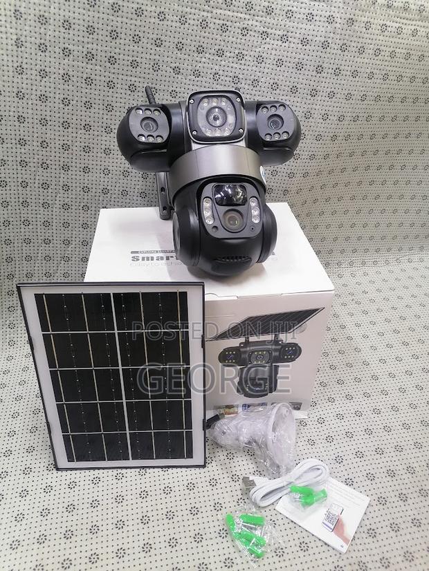 Stunning Image -V380 4g Simcard Triple Solar Lens Camera