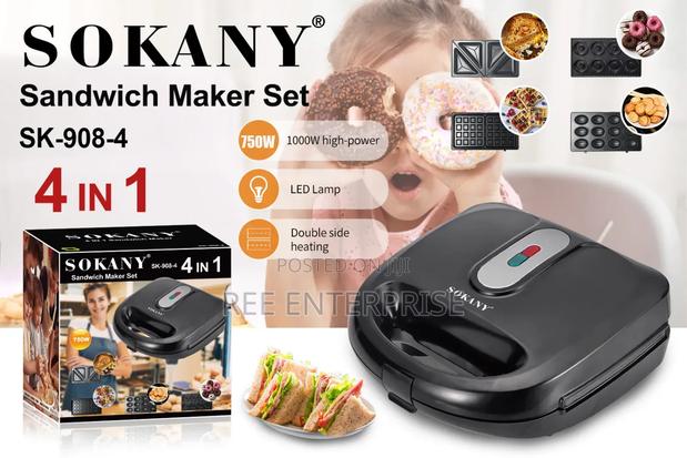 New Model Sokany 4in1 Sandwich Maker - thumbnail 2