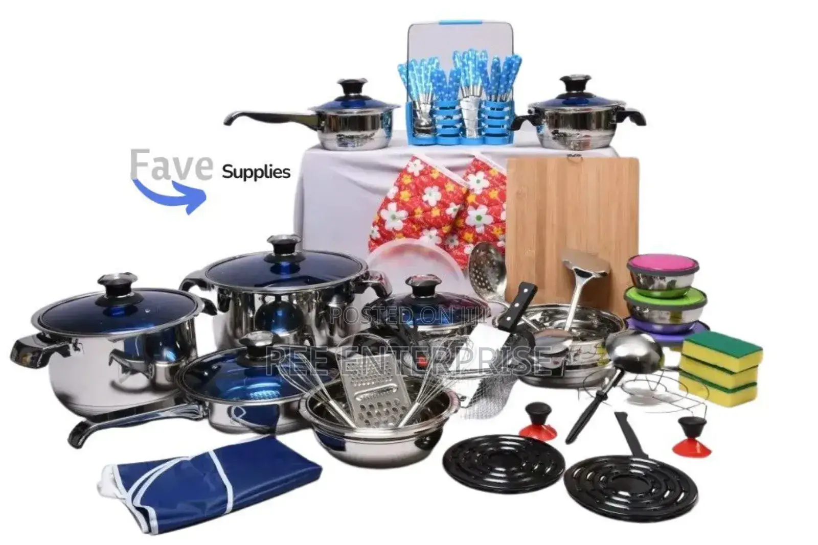 New Model 72pcs Marwaa Cookware Set