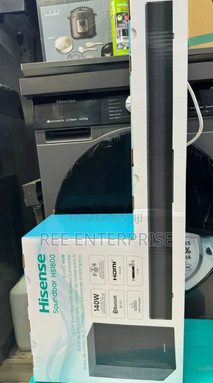 180 Watts Hisense Soundbar Hs1800
