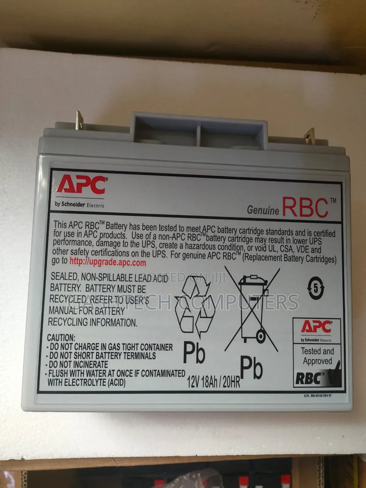 12v 18ah Apc Replacement Battery