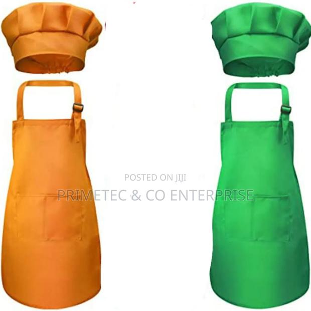 Kids Apron Set Comes With Hat and Apron - main view