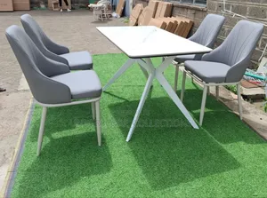 Highend Top Glass+4 Chairs
