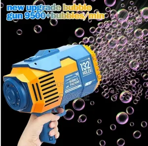 132 Holes Electric Bubble Gun