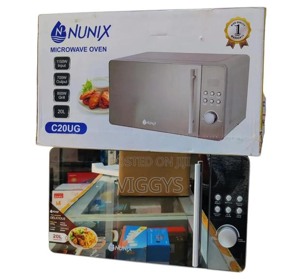 *Nunix Microwave 20l Digital Glass Door With Grill