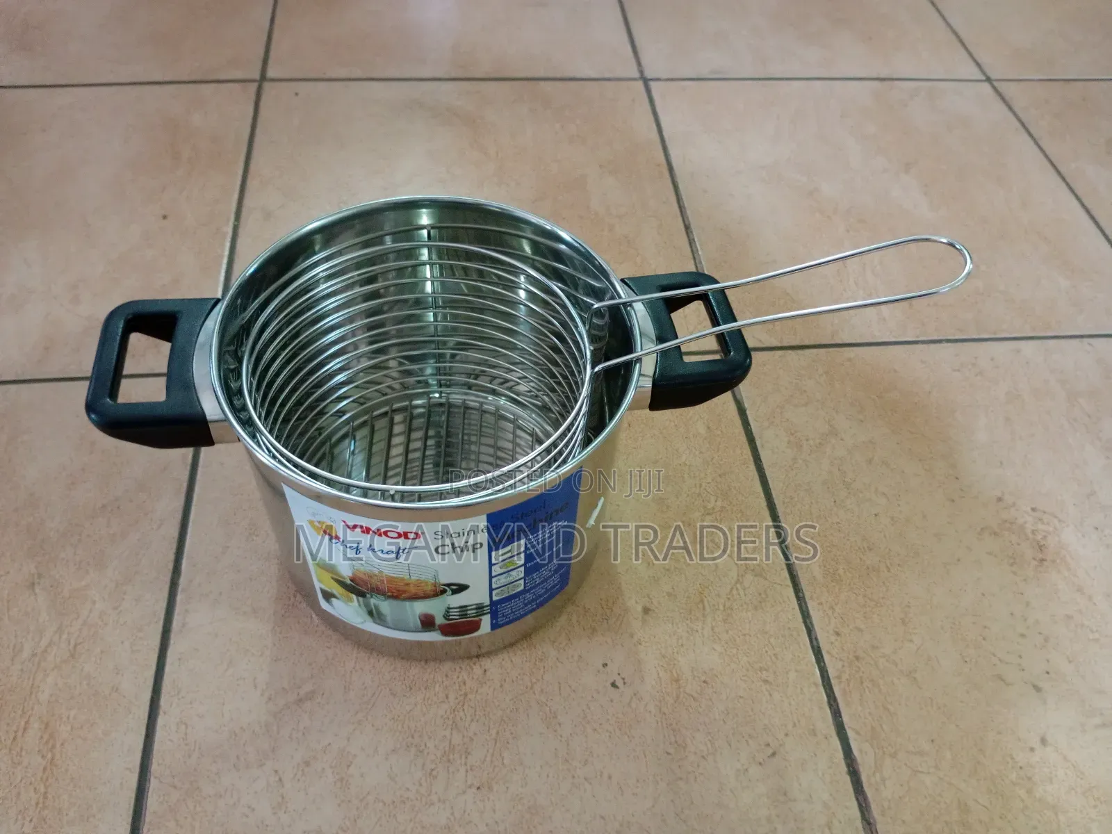 Steel Chips Making Pot/Sufuria/Deep Frying Sufuria