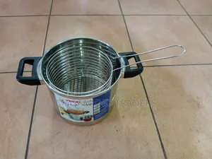 Steel Chips Making Pot/Sufuria/Deep Frying Sufuria