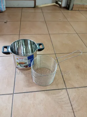 Steel Chips Making Pot/Sufuria/Deep Frying Sufuria