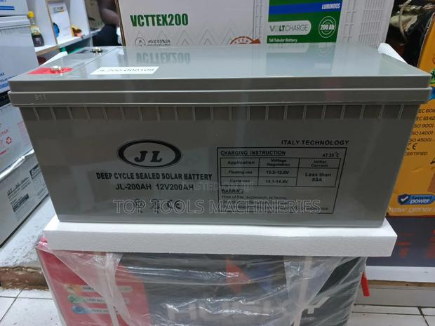 Jl 200ah 12v Deep Cycle Sealed Solar Battery - main view