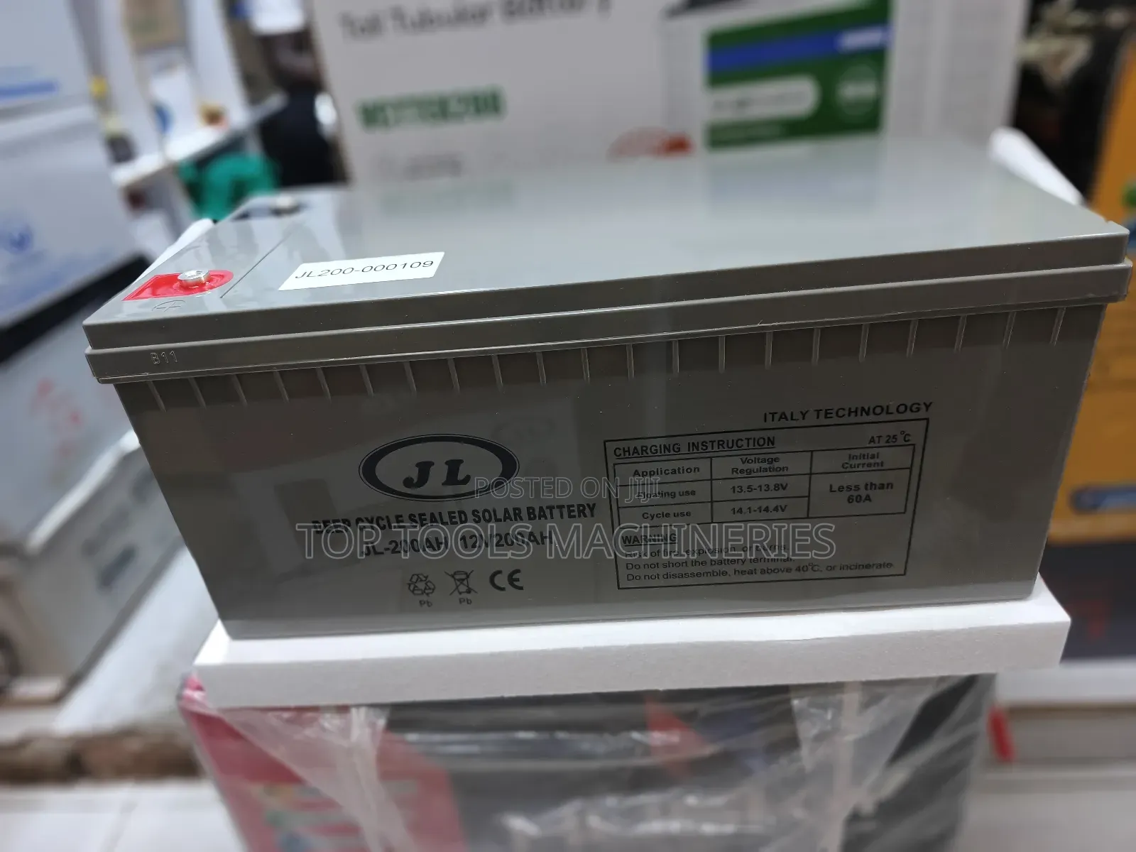 Jl 200ah 12v Deep Cycle Sealed Solar Battery
