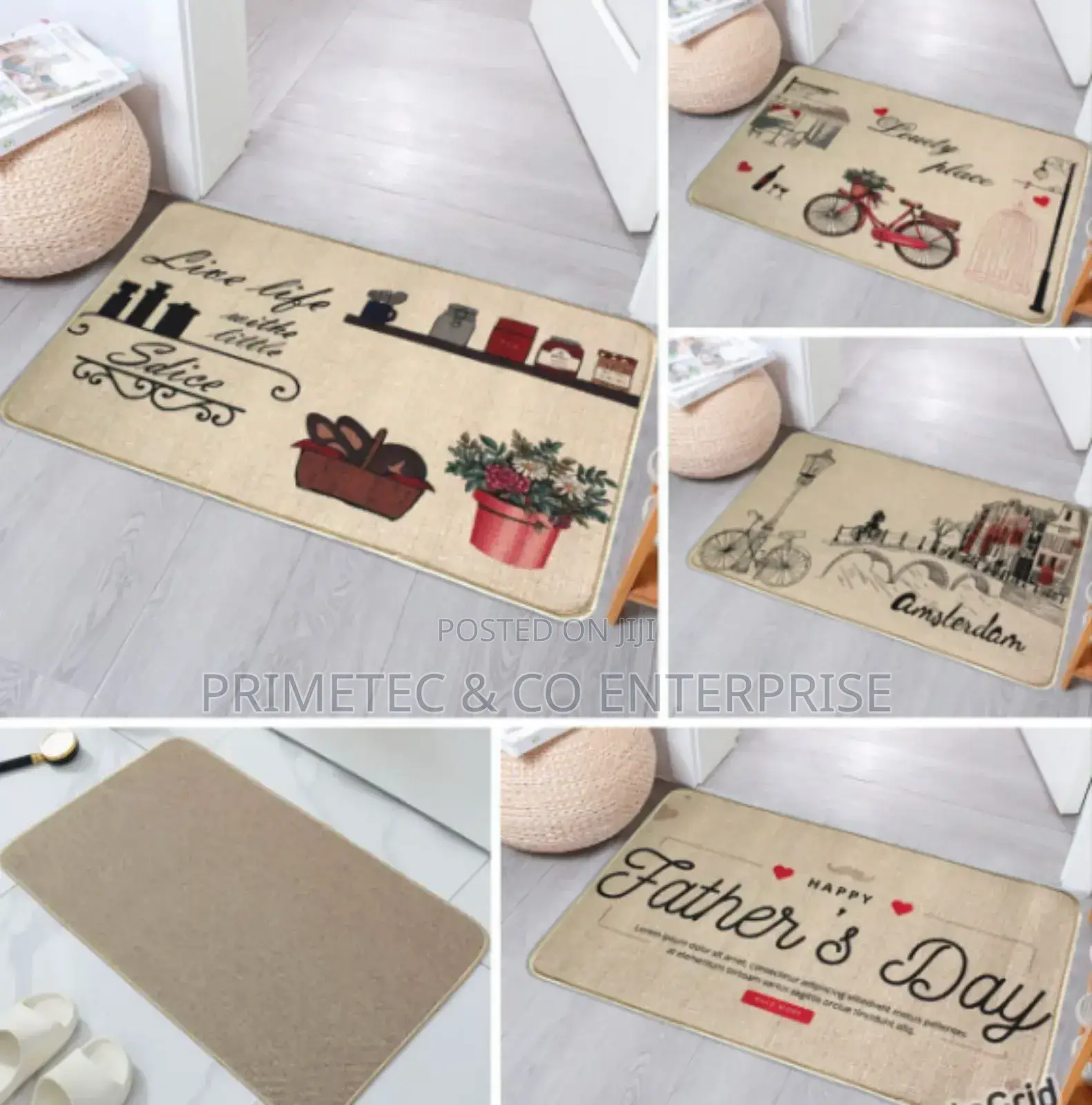 Rubber Bottom Entry Door Mat