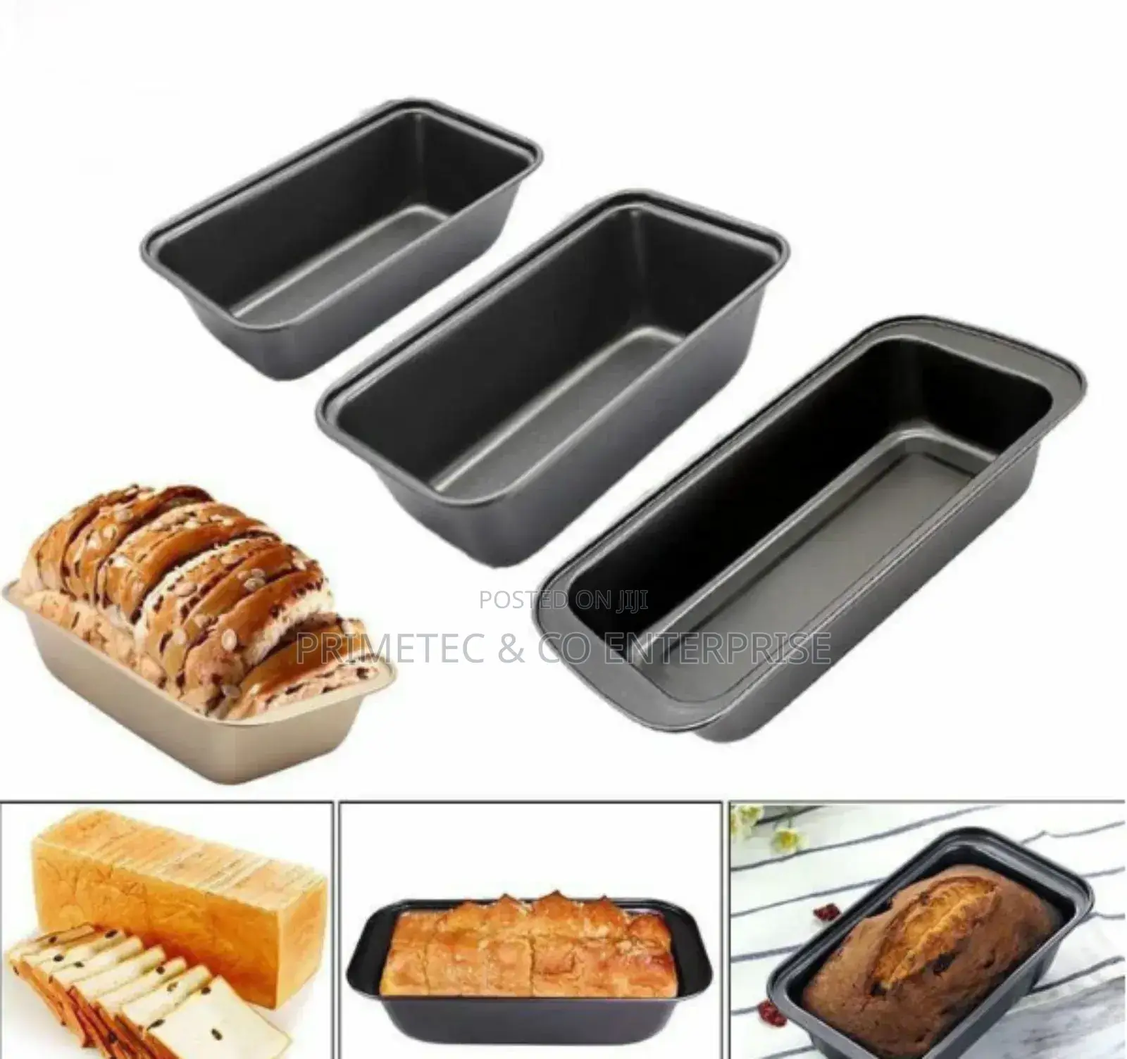 Rectangular Bread Baking Tins