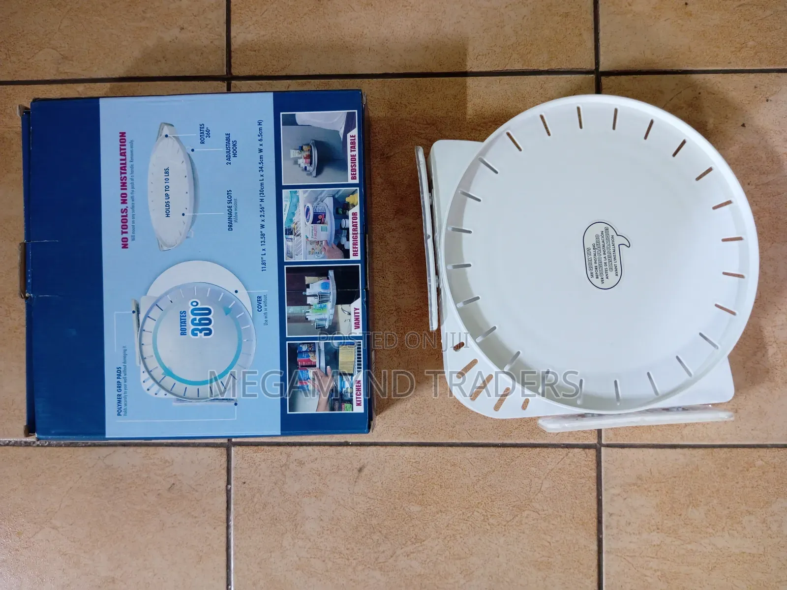 Rotating Corner Shelf 360 Degree/Wall - Mounted Corner Shelf