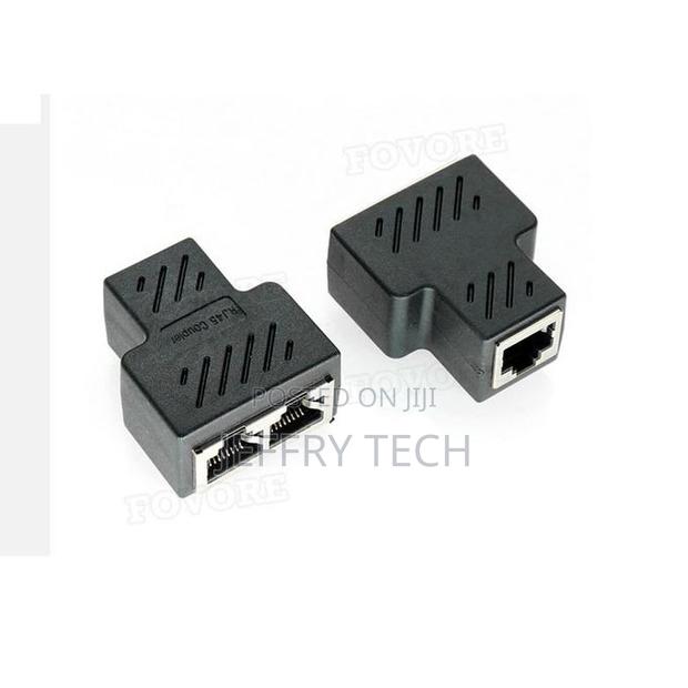 1 to 2 Way Rj45 Ethernet Lan Network Cable - thumbnail 2
