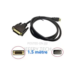 Hdmi to Dvi 24+1 Pin Adapter Cable (1.5 Meter)