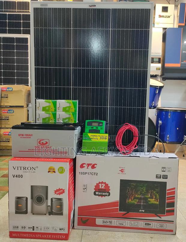 150w Solar Kit + 19" Tv + 2.1ch Subwoofer - main view