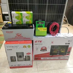 Essential Home 150w Solar Kit + 19" Tv + 2.1ch Subwoofer