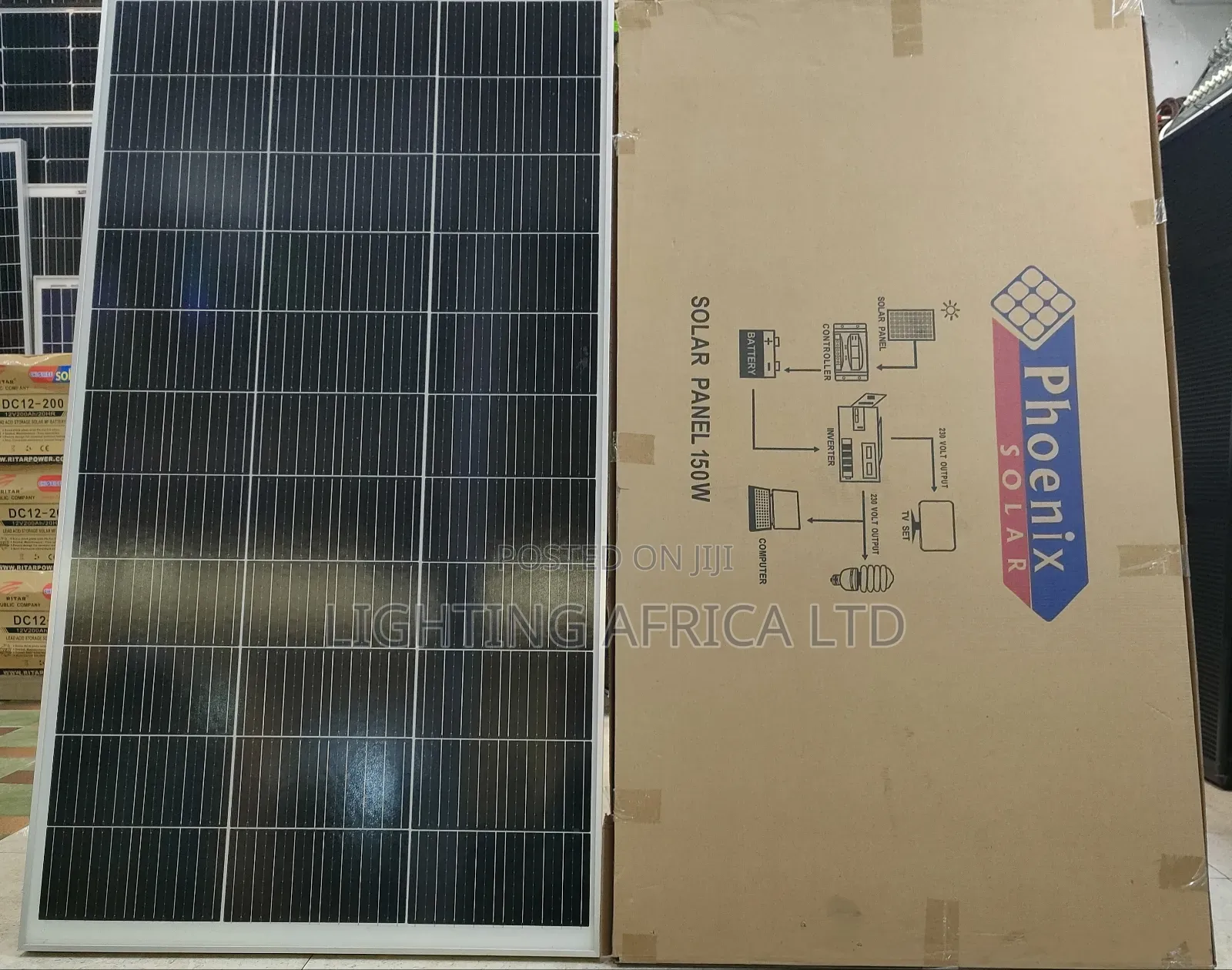 150w Monocrystalline Solar Panel