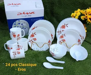 24 PCS Classique Glass Dinner Sets 
Lush Green 
 at 5000