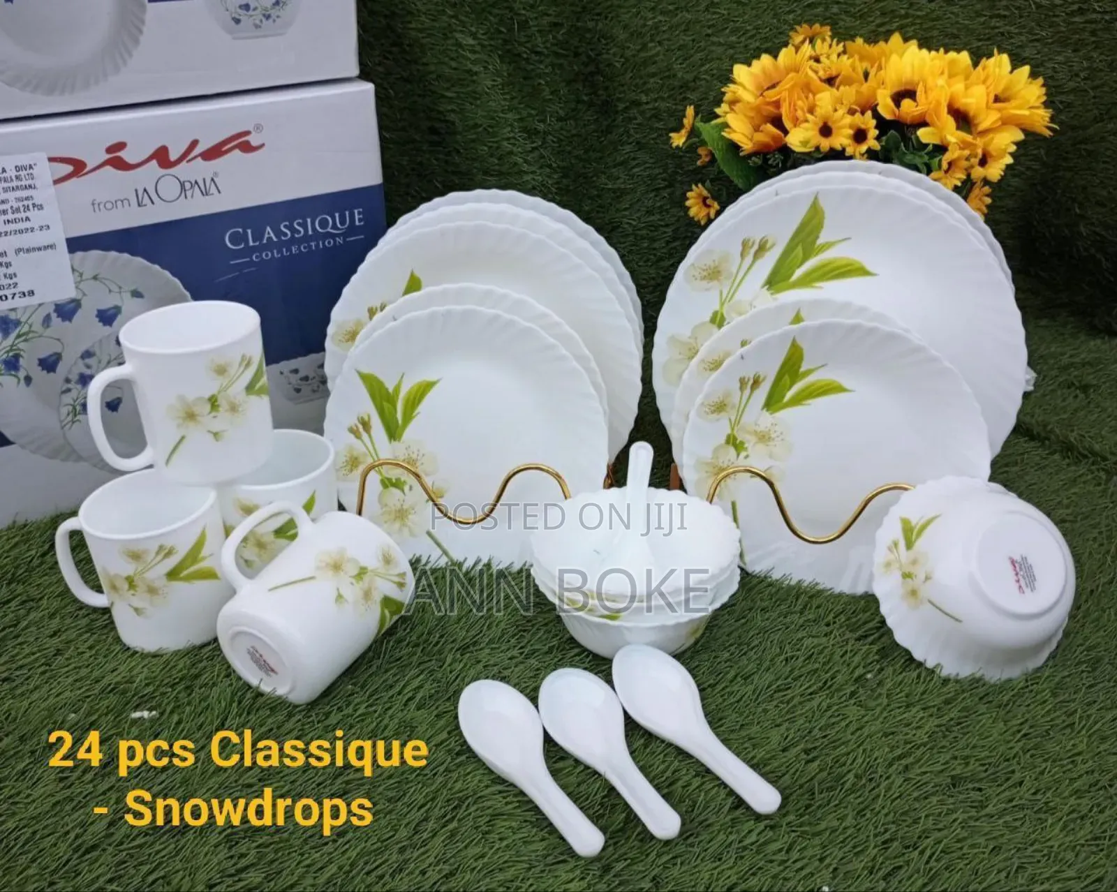 24 PCS Classique Glass Dinner Sets 
Lush Green 
 at 5000