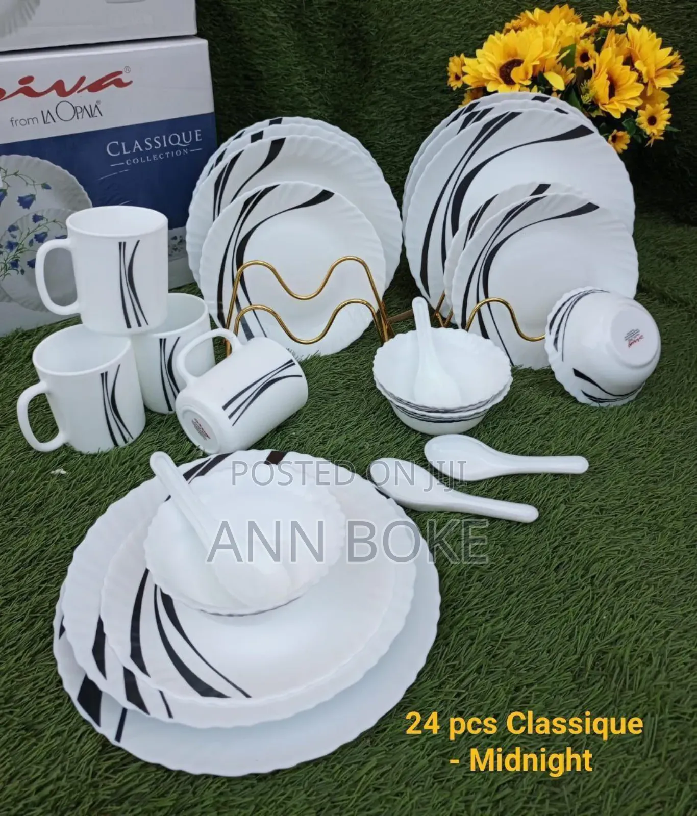 24 PCS Classique Glass Dinner Sets 
Lush Green 
 at 5000