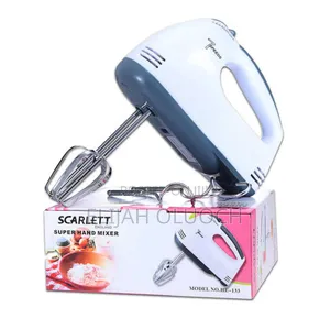 High Power 260wtts Scarlet Super Hand Mixer