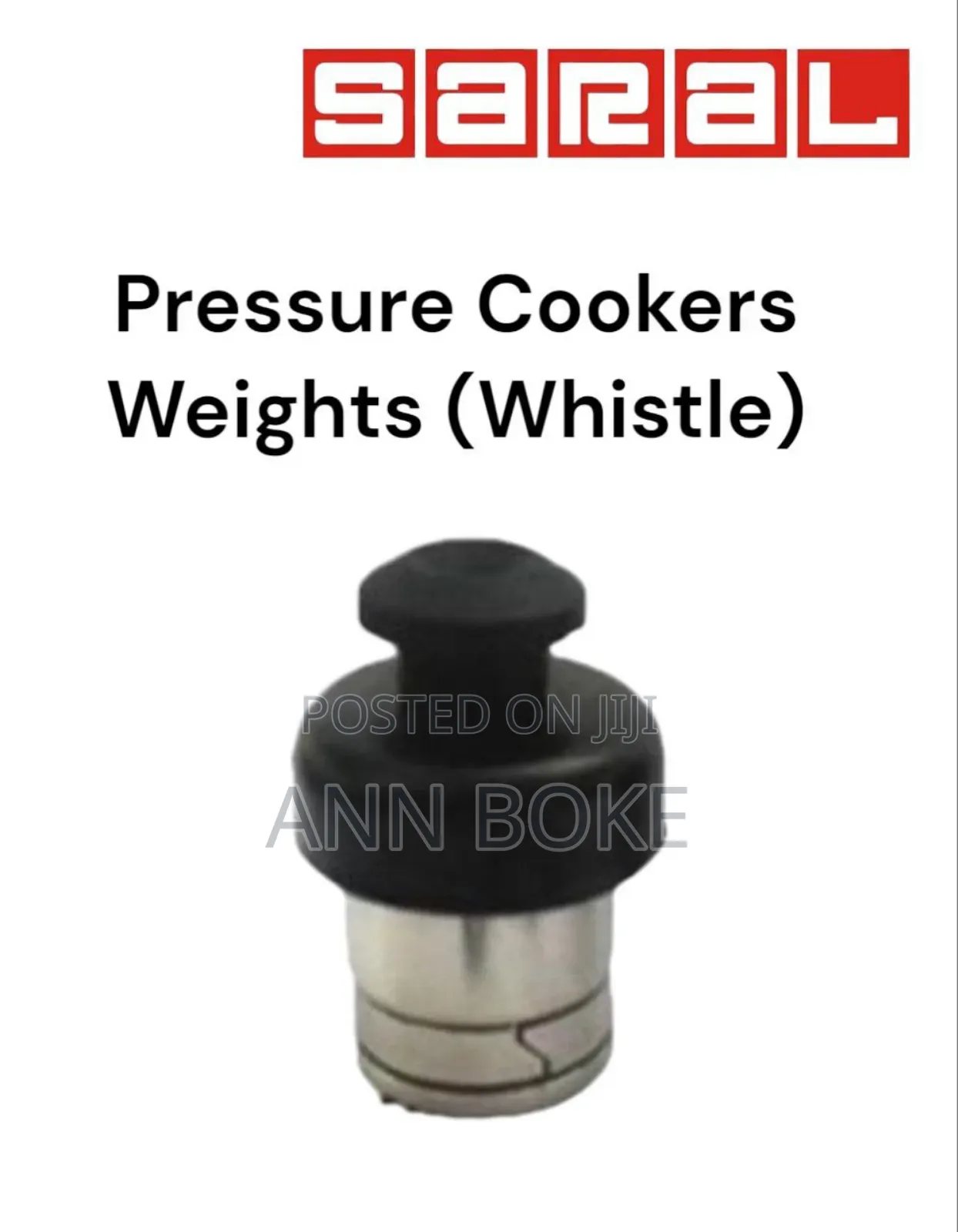 Weights (Whistle)For Saral Pressure Cookers