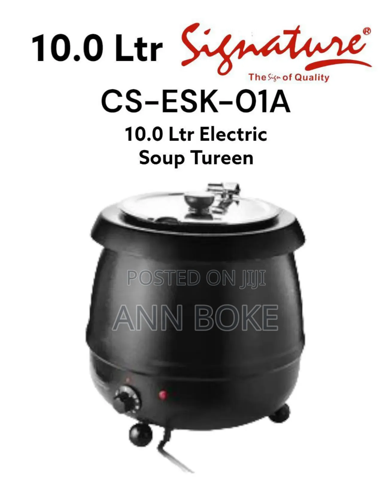 10.0 LTR Electric Soup Kettle 
Cs-Esk-01a
 at 9500/- Per Pc