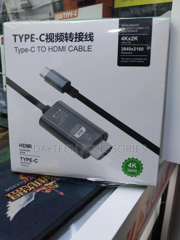 Type C to Hdmi Video Converter, Connection Tv Projection