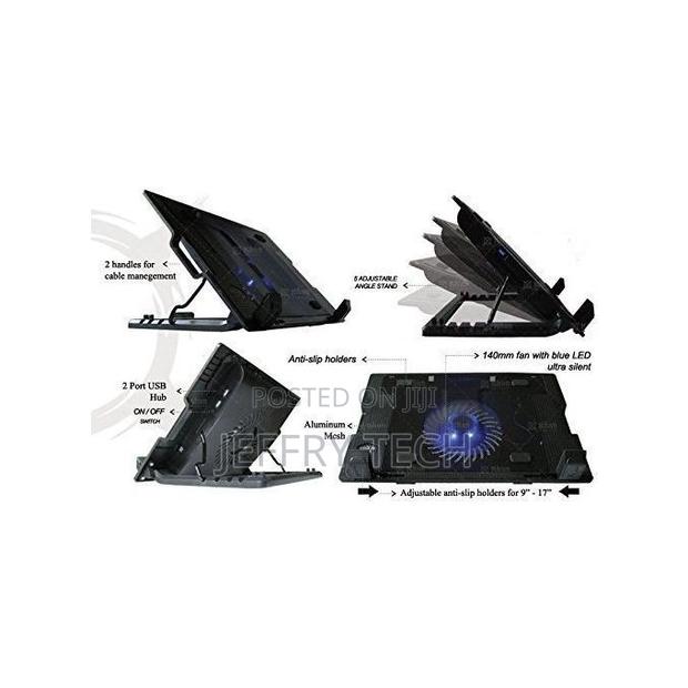 Ergostand 2usb Five Level Fan Laptop Cooler 9" to 17" Inch