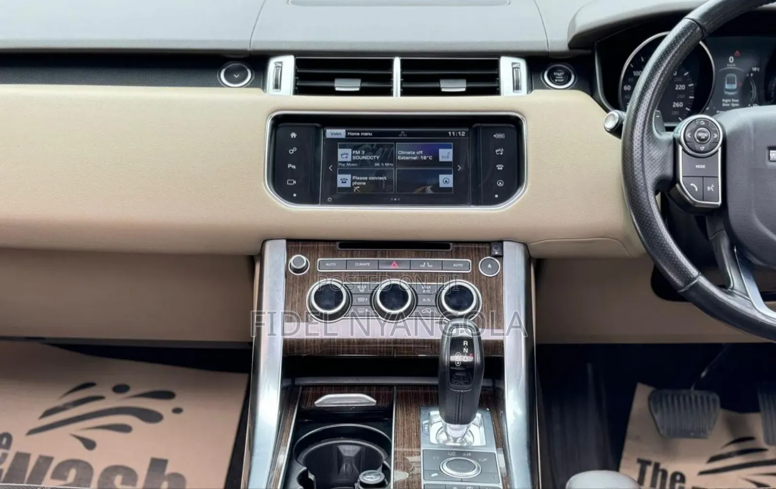 Land Rover Range Rover Sport HSE 4x4 (3.0L 6cyl 8A) 2016 Black