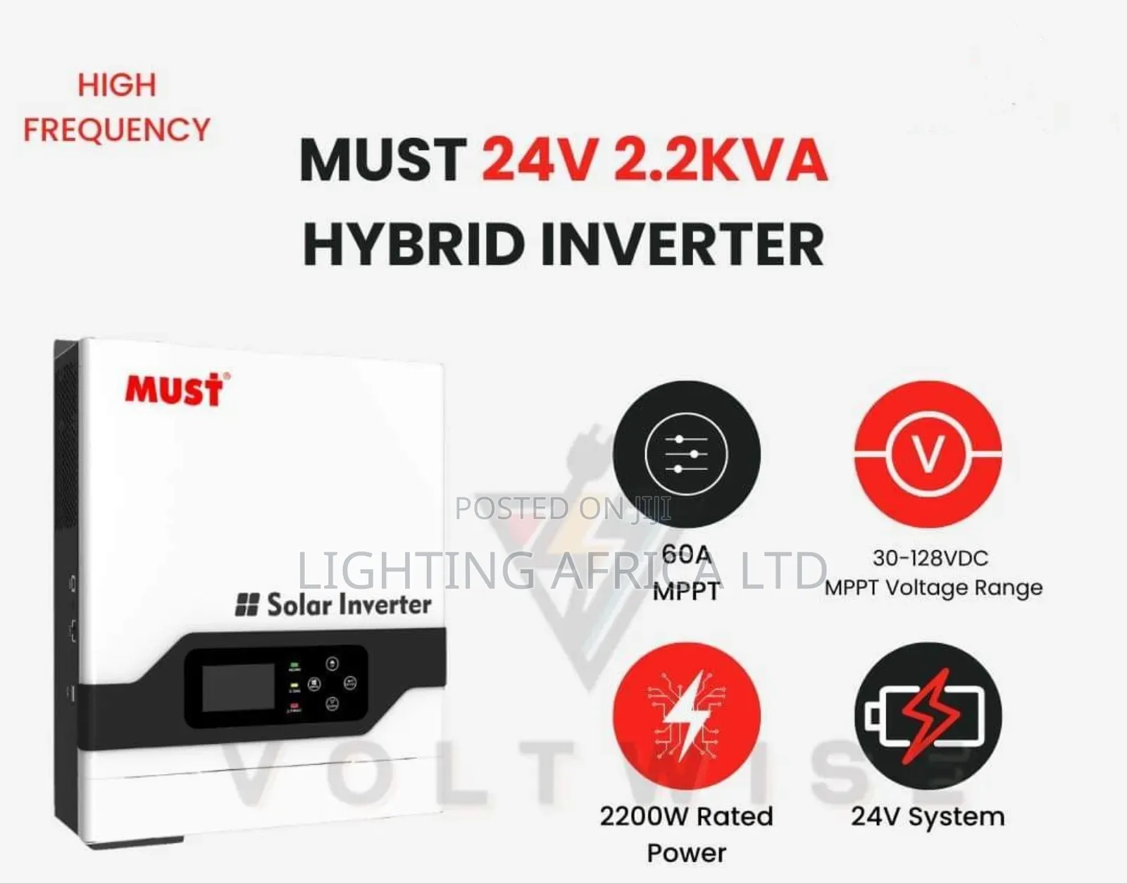 2.2kva /24v Must Hybrid Inverter