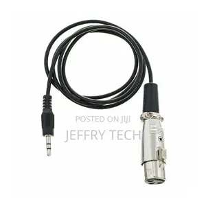 3.5mm Stereo Jack Pc/Laptop to XLR Female Speaker Cable 1m
