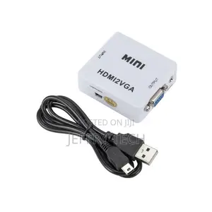 Mini Vga to Hdmi Converter - 3.5 Audio Video - Full Hd 1080
