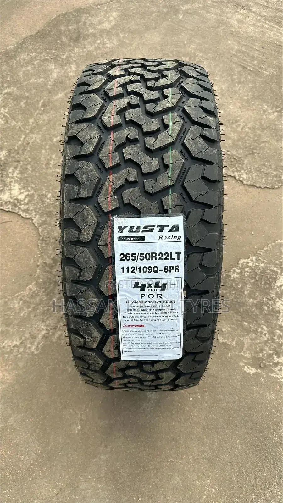 Yusta Alltrein Tyre 265/50r22 At