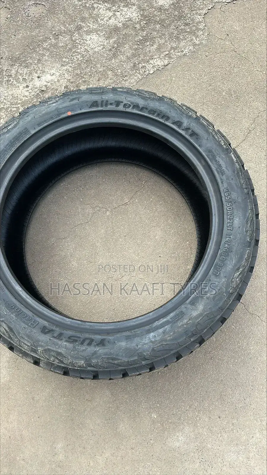 Yusta Alltrein Tyre 265/50r22 At