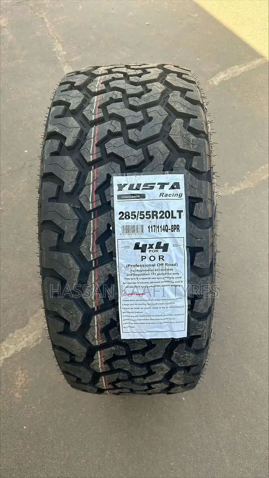 285/55r20 Yusta Alltrein 4x4