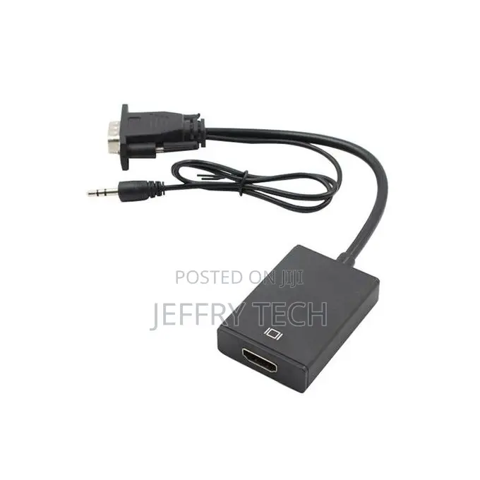 Vga Adapter Vga to Hdmi Converter Complete With Audio