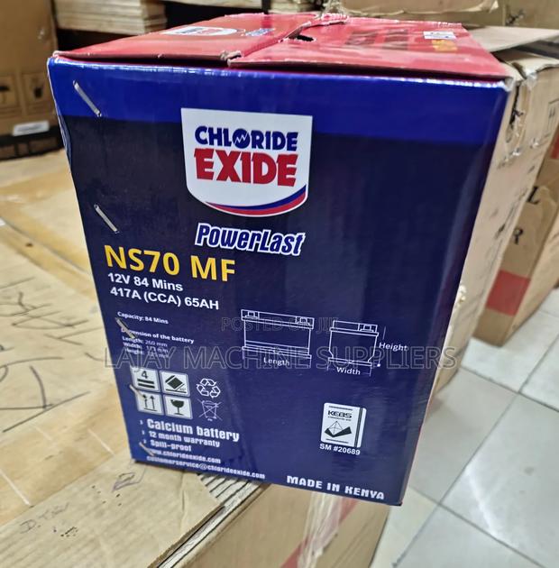 Chloride Exide Ns 70 Mf Dry Battery - thumbnail 3