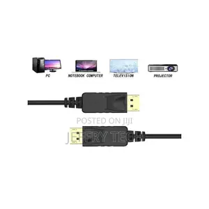 Dp Audio Cable Displayport Dp Male to Display Port Male 1.8m