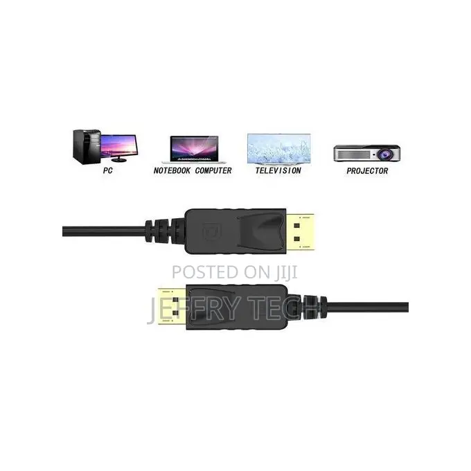 Dp Audio Cable Displayport Dp Male to Display Port Male 1.8m