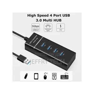 Usb Hub Adapter 4 Ports Usb 3.0 High Speed