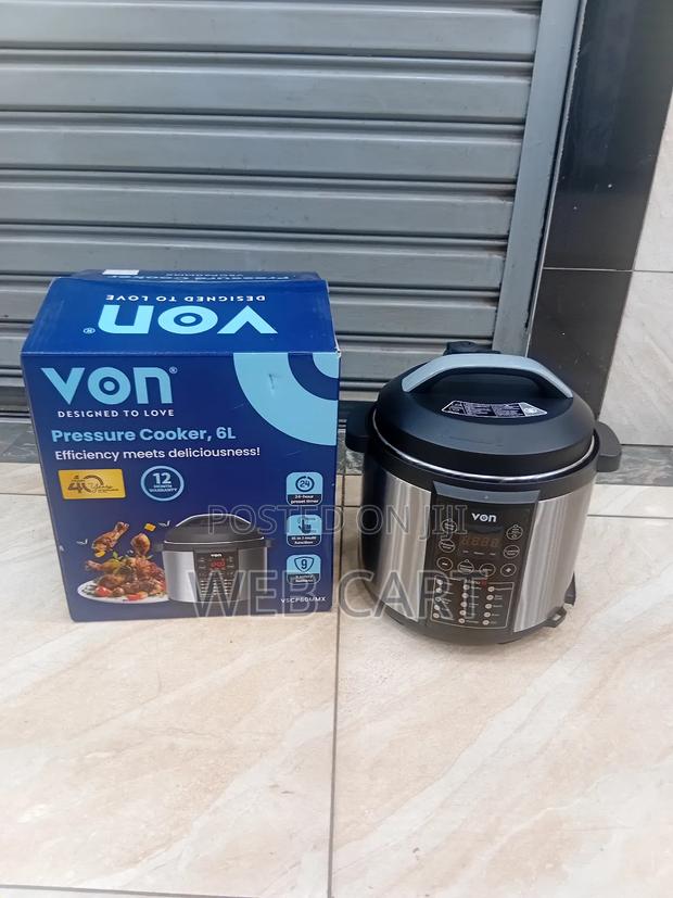 Von Electric 6litres Pressure Cooker